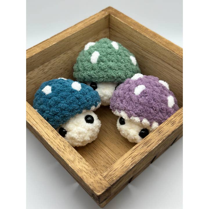 TOMOPOD LLC – wholesale Fidget toy – Kids – Crochet Mushroom Pop It, Handmade Crochet Mushroom Fidget4