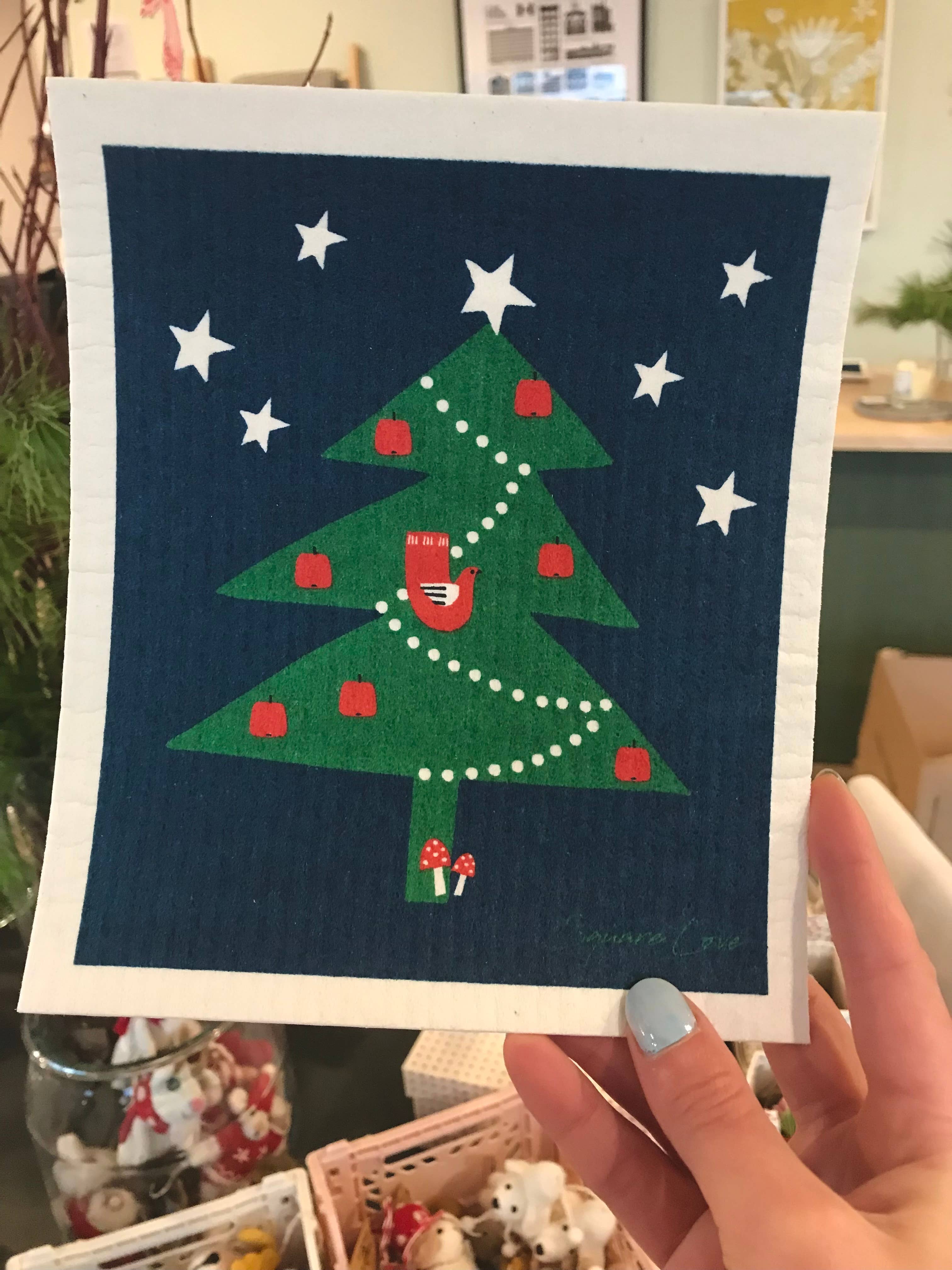 Square Love - Wholesale Dishcloth - Noel Swedish Dishcloth