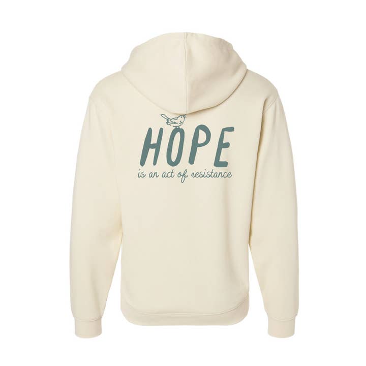 Hope Is Resistance Adult Hoodie for wholesale by The Communitee Project