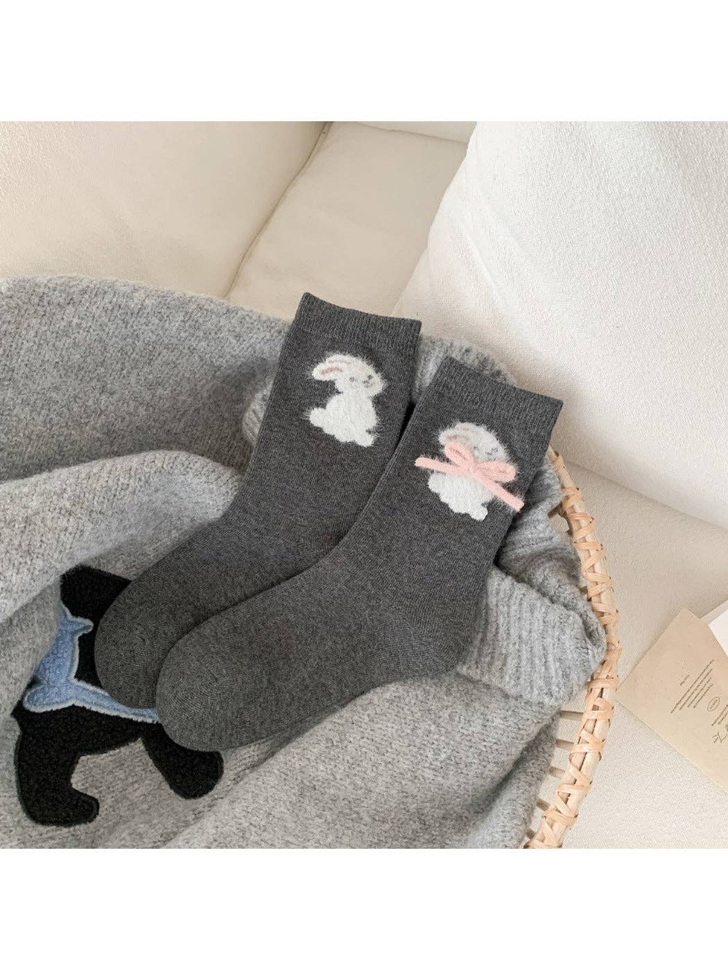 Funkyrel® Atzbranding Limited - Vendita all'ingrosso Calzini - Donna - Rufia - Calzini Invernali da Donna con Motivo di Animali Cartoon7