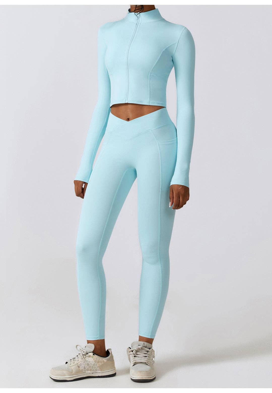 Active by Anna-Kaci - Vente Veste de sport – femme - Veste de sport zippée à col montant3