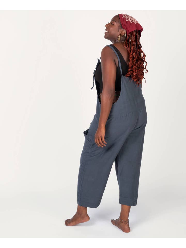Soul Flower - Wholesale Overalls - Women's - Hemp Viscose Slouchy Overalls - Midnight1
