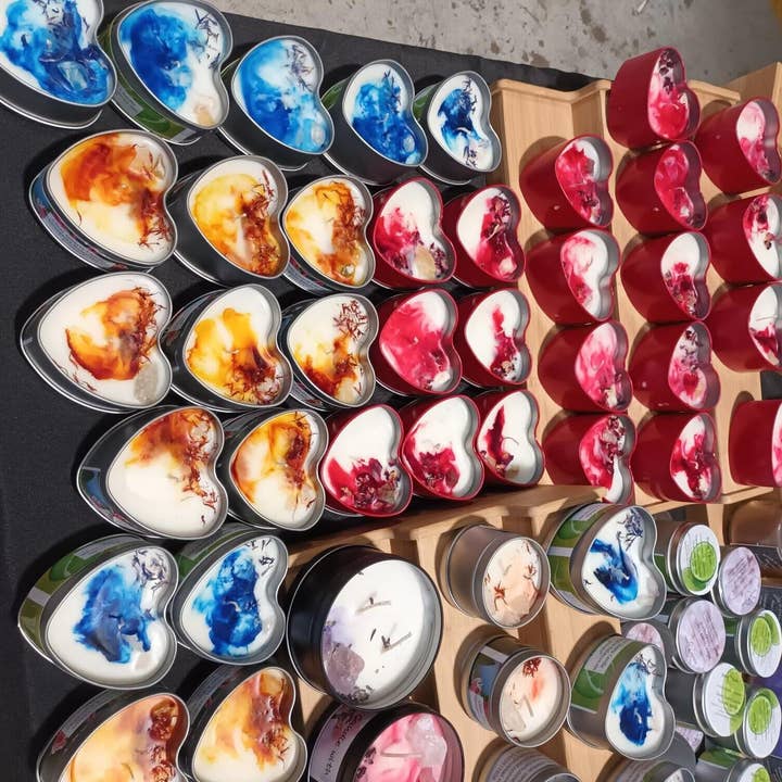 Valentine Gift Candle, Love Gift, Baby Shower Candle for wholesale by Lavender Bubbles