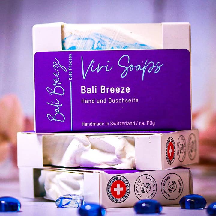 Bali Breeze vegansk handgjord tvål med sommardoft för wholesale av ViviSoaps