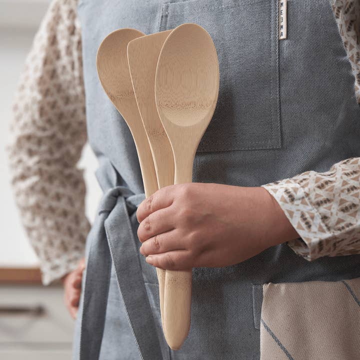 bambu® - Wholesale Kitchen Utensil Set - Bamboo Kitchen Basics Cooking Utensil Set of 3