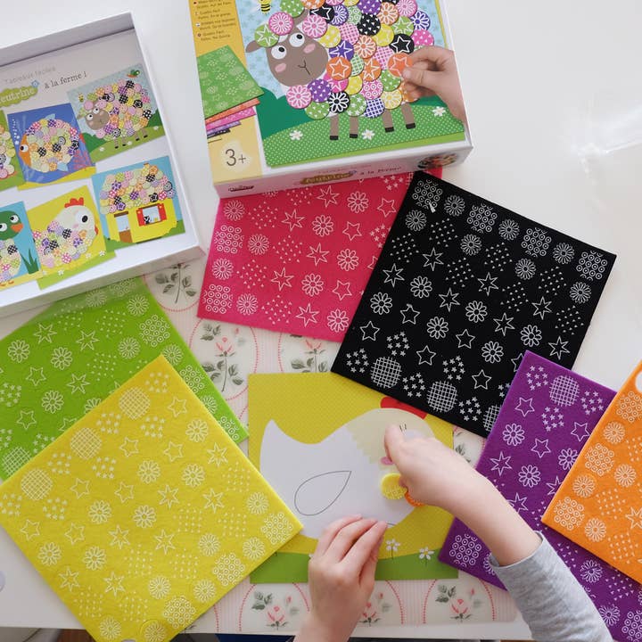 Créa Lign' - Wholesale DIY Craft Kit - Kids - Felt “On the Farm”5