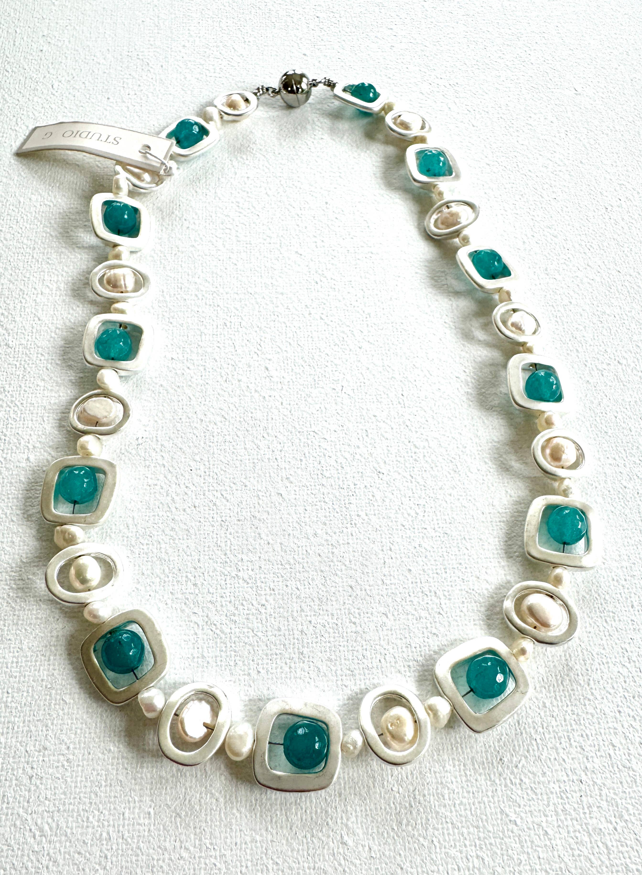 Studio G - Wholesale Beaded/Pearl Necklace - #57 Modern Necklace11