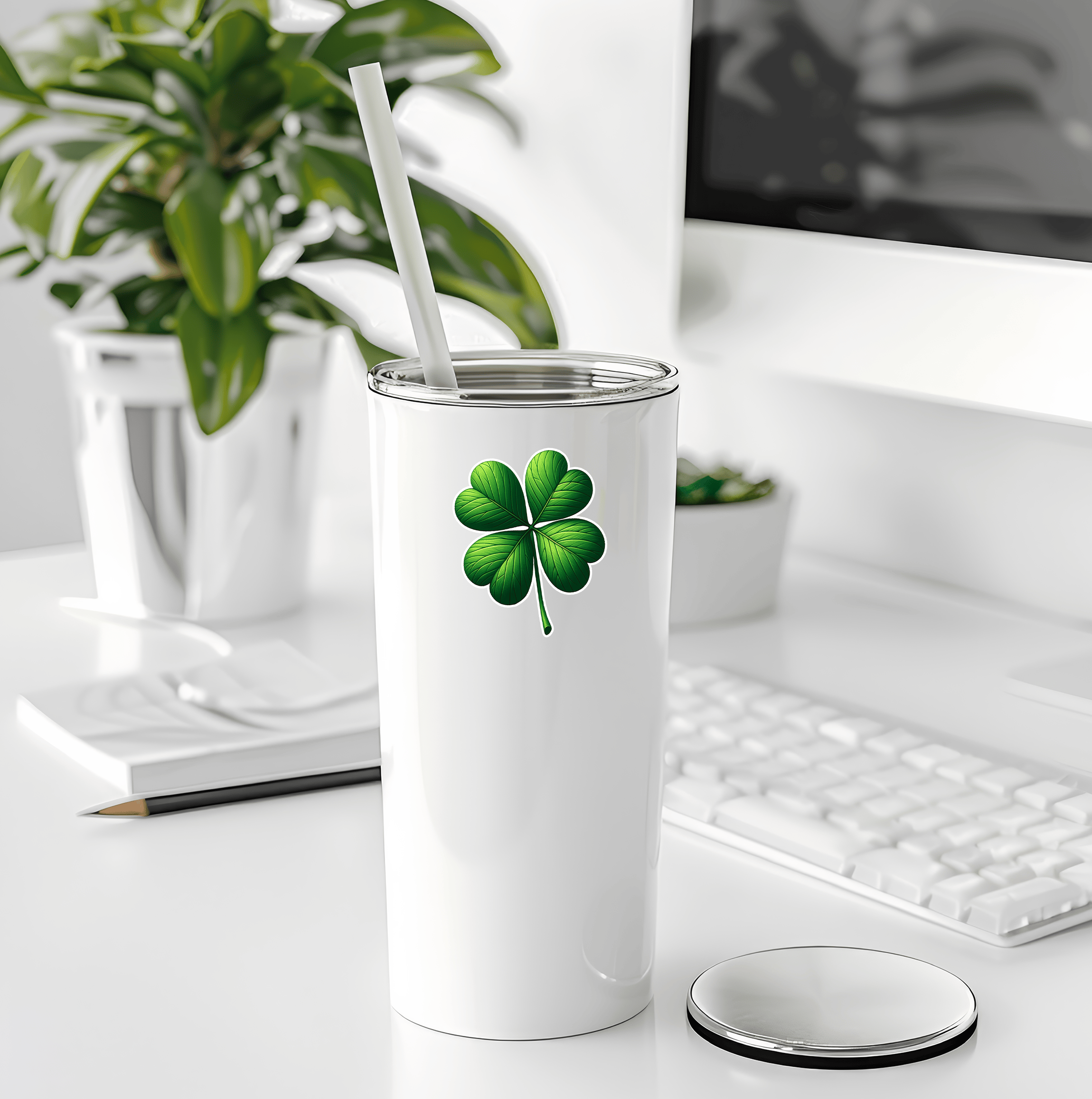 Sticker Atlas - Wholesale Sticker - Four-Leaf Clover Sticker3