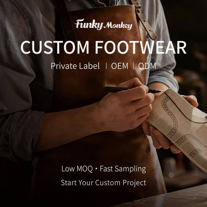 FunkyMonkey Tilpasset Fodtøjsudvikling | Private Label & OEM for engroshandel hos Funkymonkey