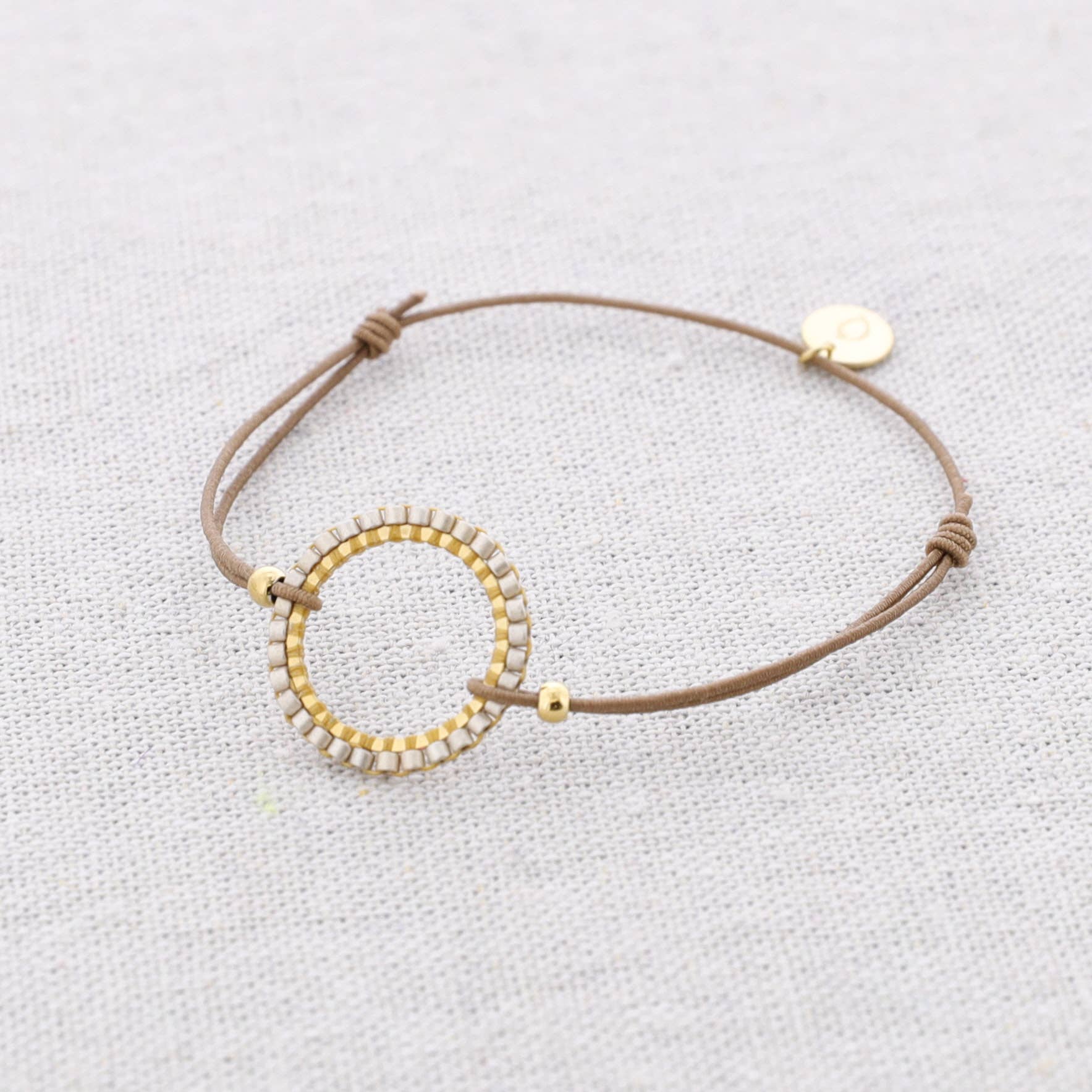 Sonata - Wholesale Beaded Bracelet - Miyuki Steel Circle Elastic Bracelet0