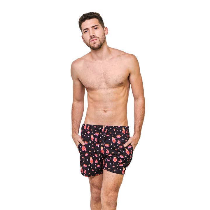 Short Hombre Flying Heart para venta al por mayor de Too Cool Beachwear