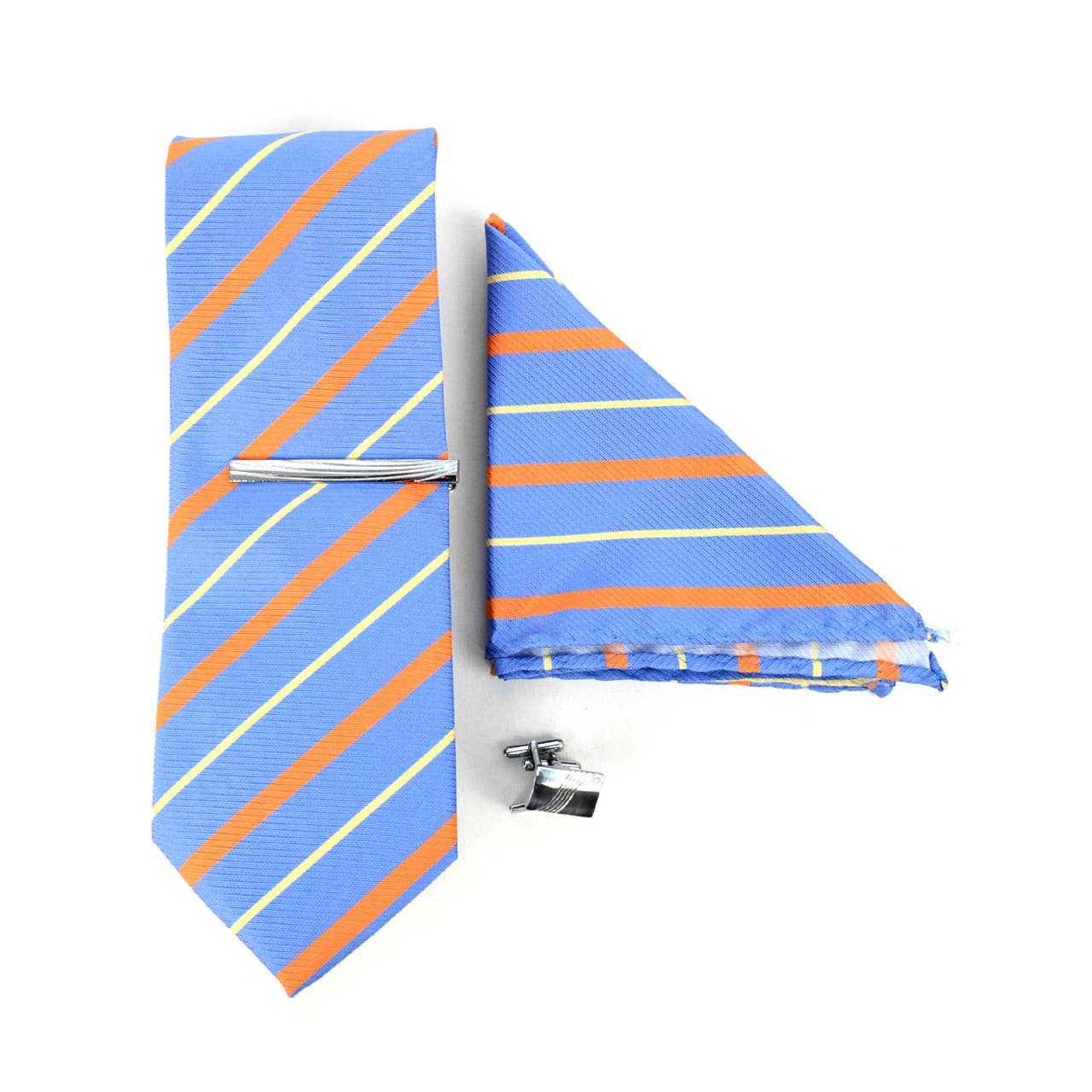 Selini New York - Wholesale Necktie - Men's - 12pc Assorted Pack Tie, Hanky, Cufflink & Tie Bar Set4