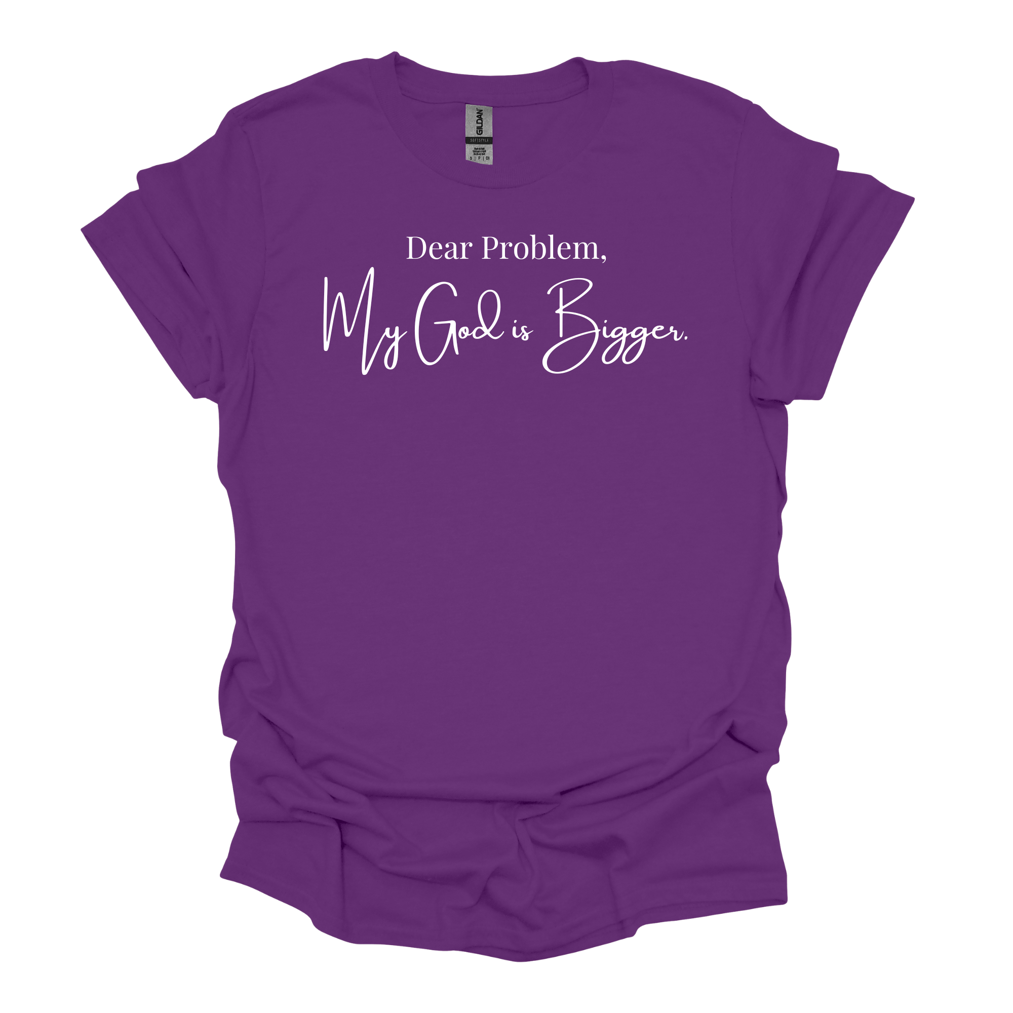 Love Ann Joy Apparel, LLC - Wholesale Screen Printed T-Shirt - Women's - My God is Bigger Christian T-Shirt1