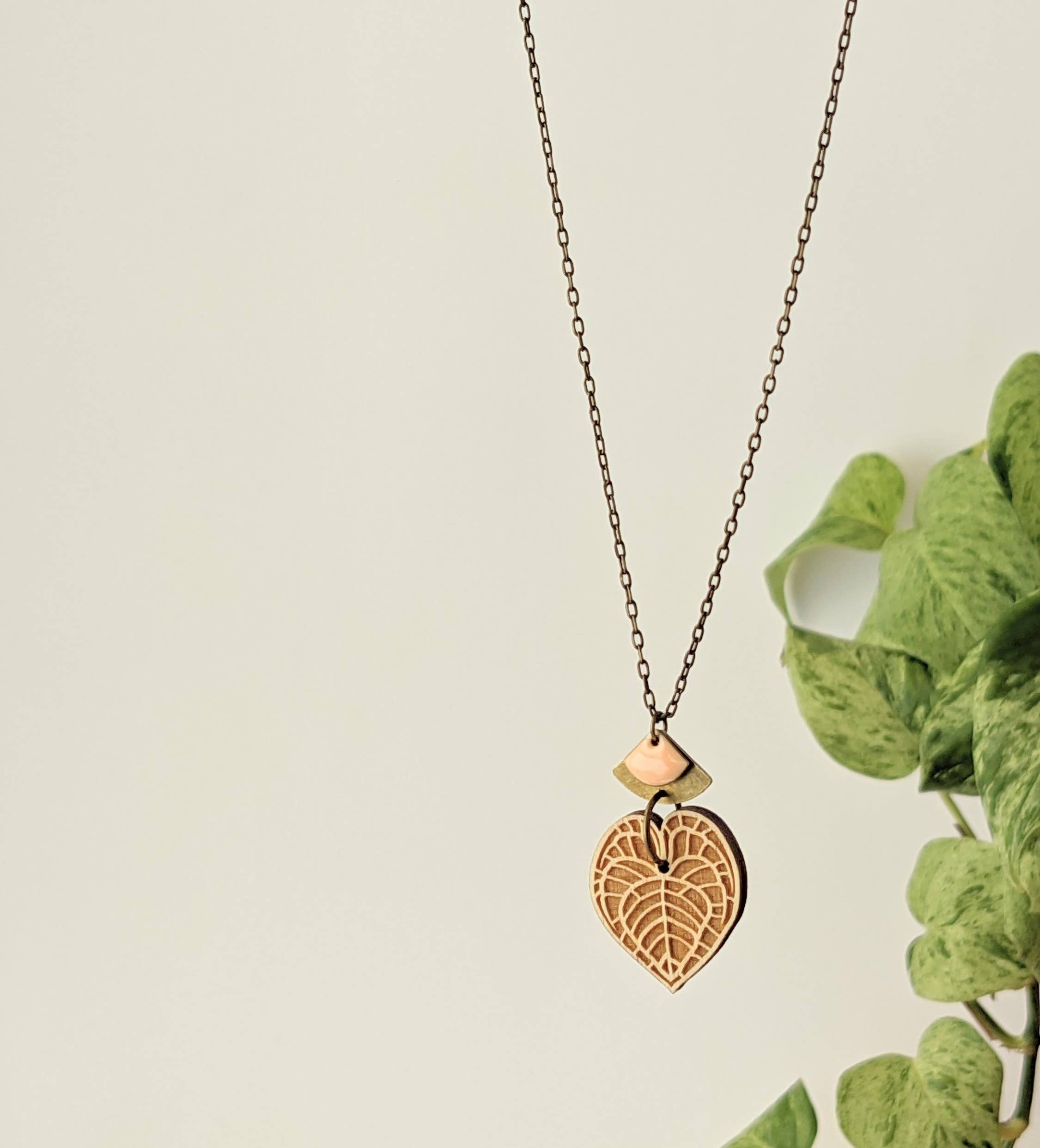 CAMBIFOLIA – Engroshandel Halskæde med vedhæng – Clarinervium vedhæng halskæde3