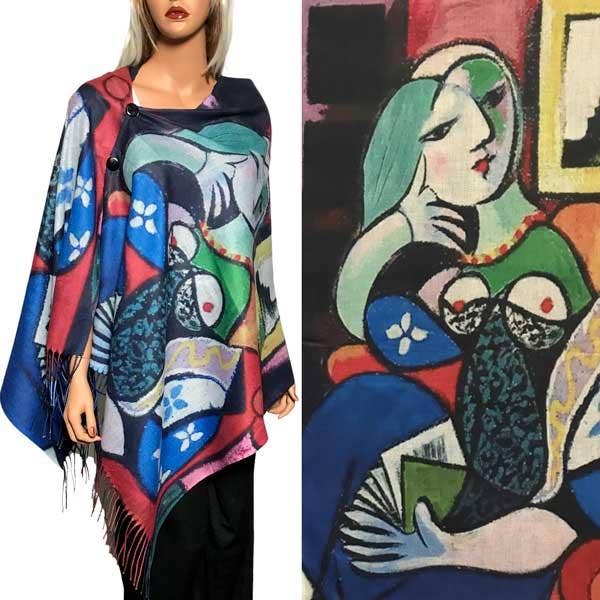 The Magic Scarf Company – Großhandel Schultertuch – Damen – 3180 - Schals mit Wildlederoptik und Kunstknöpfen39