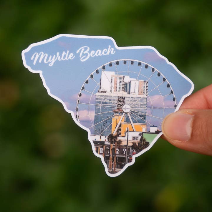 Autocollant Myrtle Beach, SC pour la vente par Little Comfy Goods