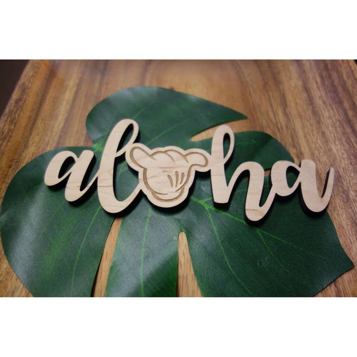 Pezzo decorativo Aloha Shaka per la vendita all'ingrosso da parte di Aloha Cuts