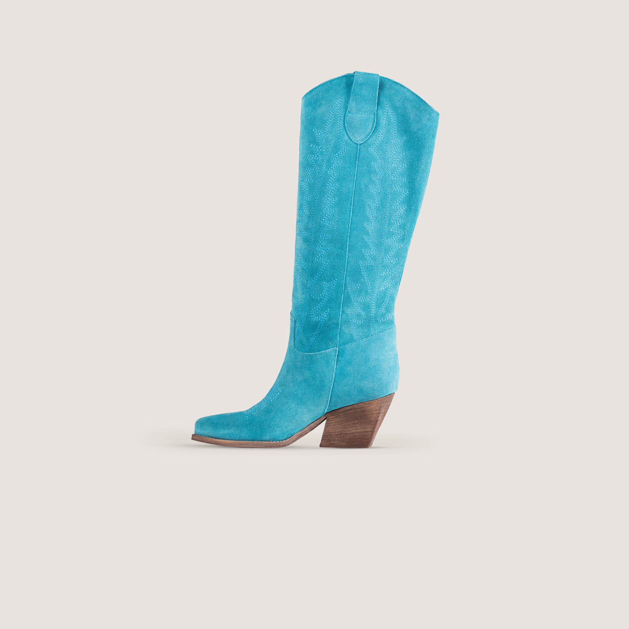 Kali Shoes - Vendita all'ingrosso Stivali da cowboy - Donna - Stivali Texani Dallas Turchese2