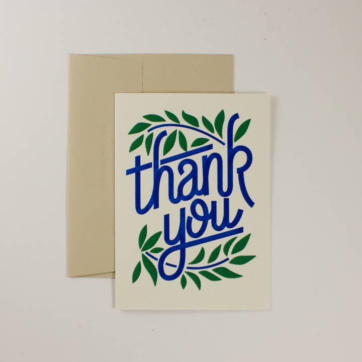 Tarjeta de agradecimiento para venta al por mayor de Curious Press