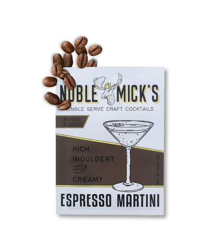 Noble Mick's - Craft Beverage Company - Wholesale Cocktail Mix/Syrup - Espresso Martini Single Serve Craft Cocktail1