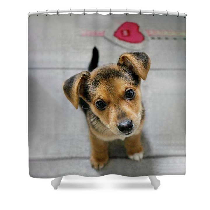 LA CORTINA DE DUCHA CON FORMA DE CACHORRO MÁS DULCE para venta al por mayor de sorayadapuzzostore