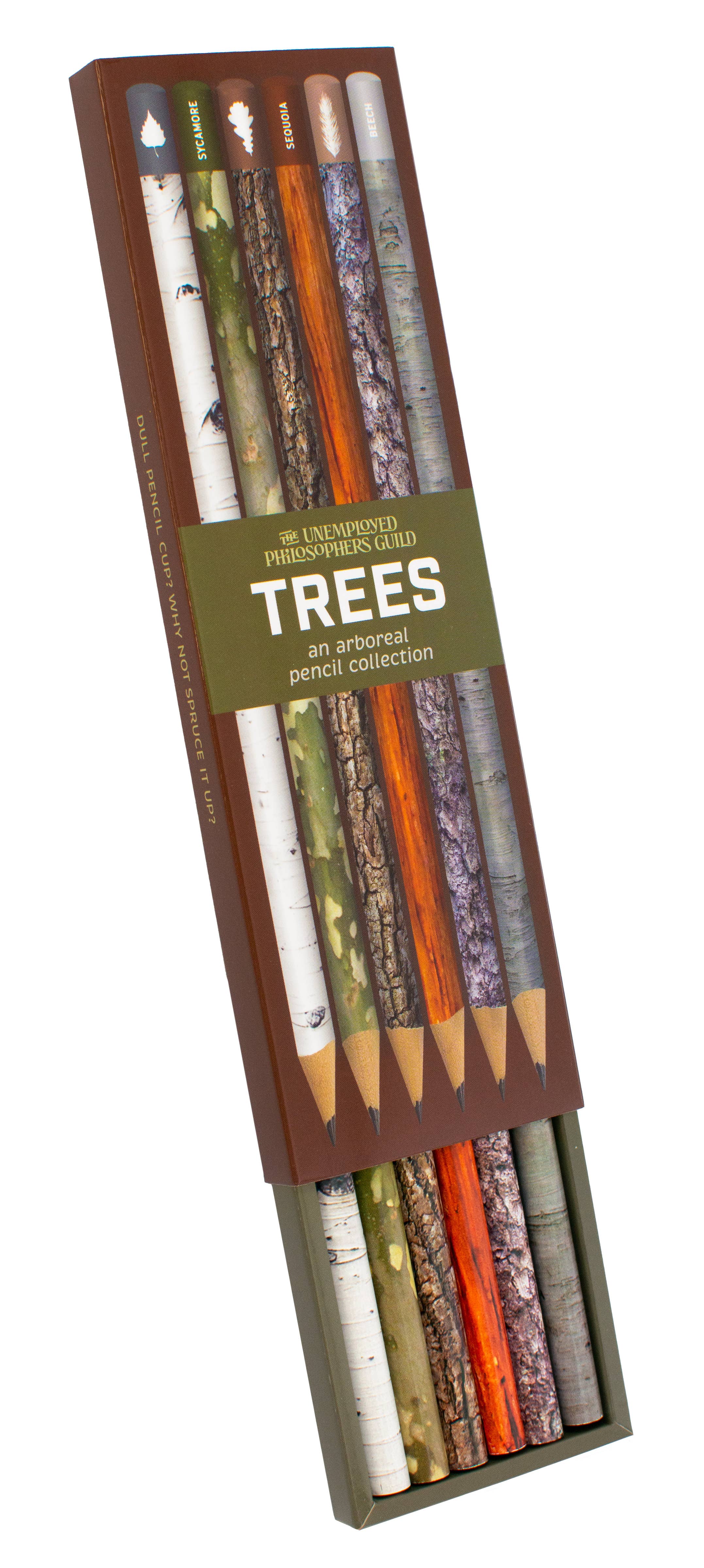 Unemployed Philosophers Guild - Wholesale Pencil - Trees Pencil Set1