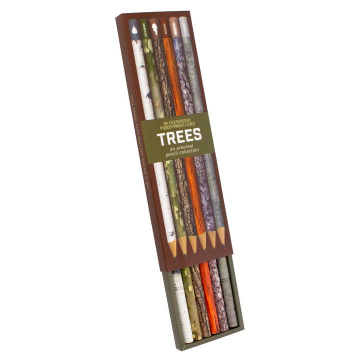 Unemployed Philosophers Guild - Wholesale Pencil - Trees Pencil Set1