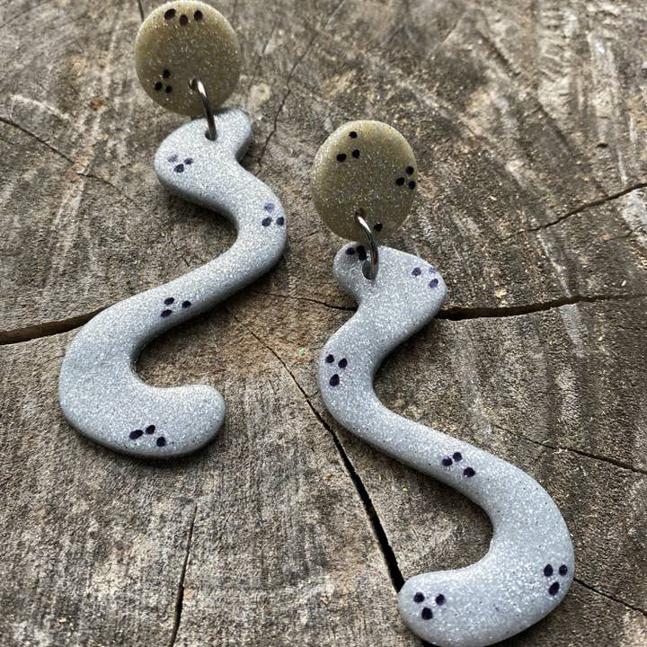 the argentum design company - Wholesale Dangle earrings - Jelly Snake Stud Top Earrings3