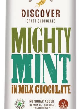 Mighty Mint on Milk Chocolate - No added Sugar - KETO for wholesale by Discover chocolate
