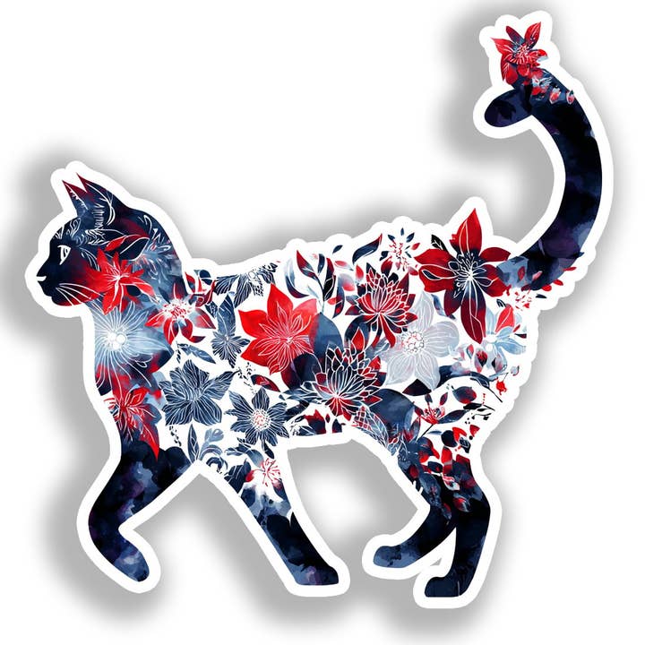 Balinesische Katzenaufkleber # A018707 für den Großhandel von Yoonek Graphics