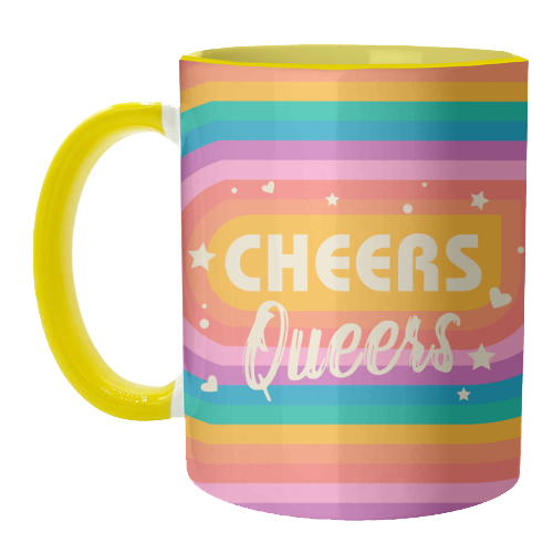 ART WOW - Wholesale Coffee Mug - Mugs 'Cheers Queers - Pride Rainbow June5