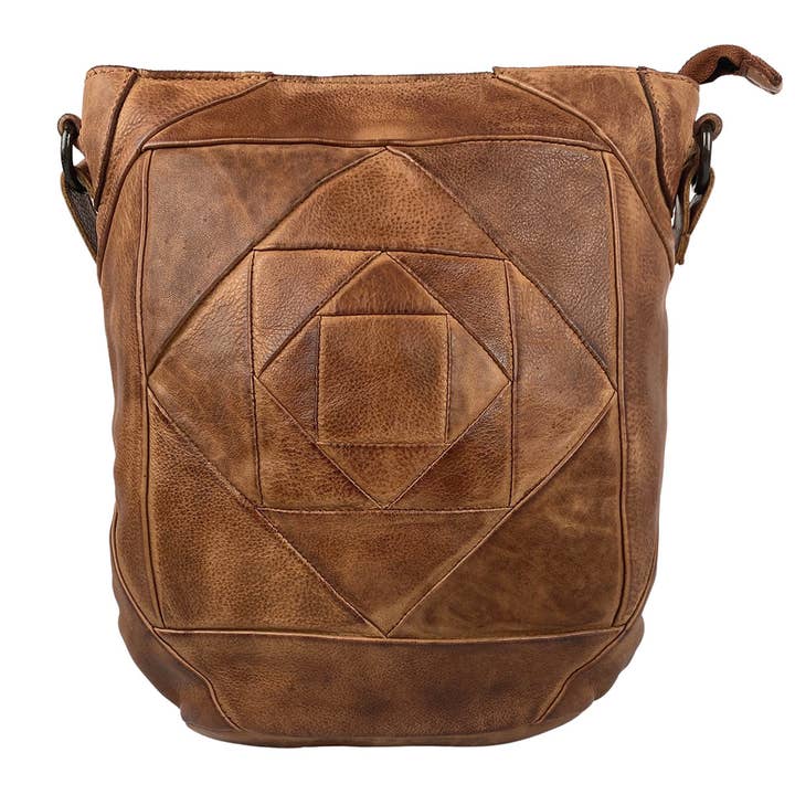 Arrigo - Wholesale Crossbody bag – Women's - Arrigo Ladies Crossbody Shoulder Washed Leather25