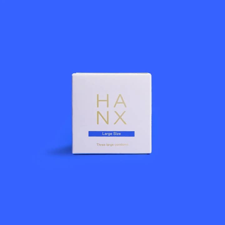 Hanx - Wholesale Contraceptive/Condom - 3-Pack Condoms (Large Size)
