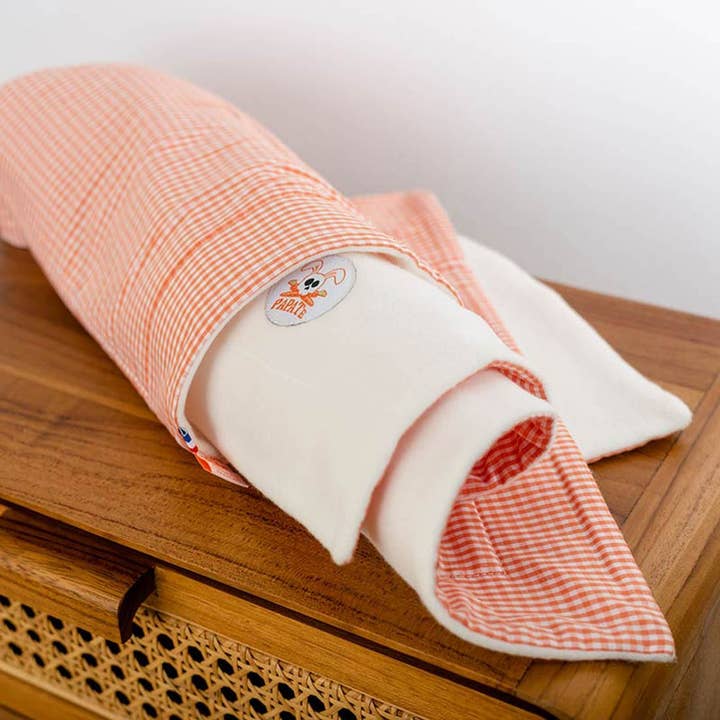 PAPATE - Wholesale Bedding Blanket - Kids & Baby - Organic Cotton Fleece Blanket - Vichy