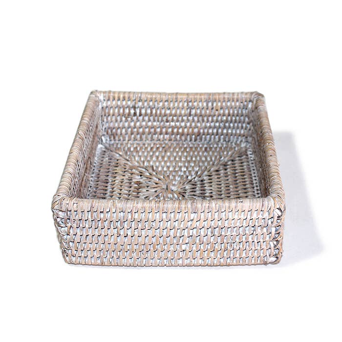 Matahari - Wholesale Napkin Holder - Square Cocktail Napkin Box  -  6.25x2.25'H1