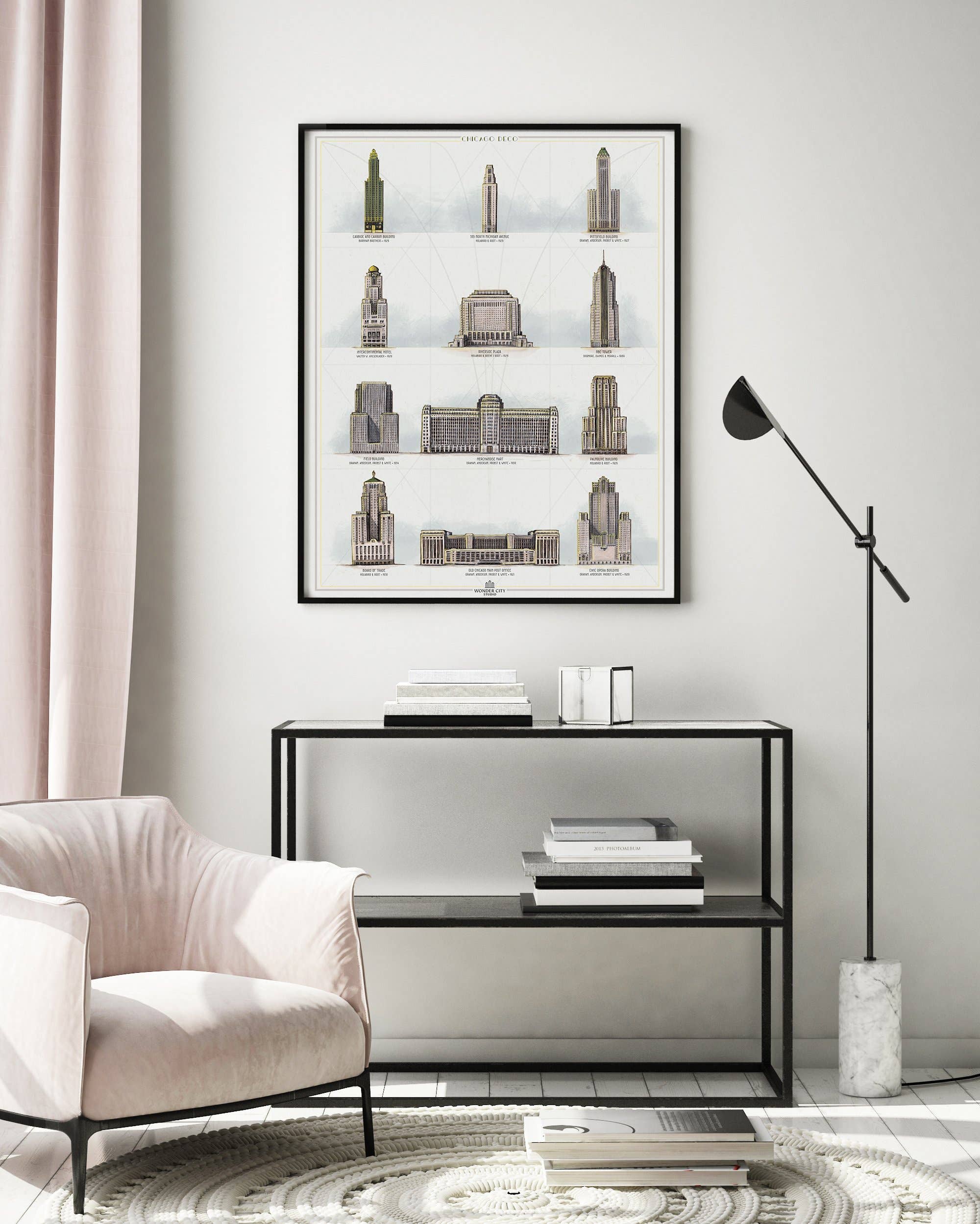 Wonder City Studio - Wholesale Art Print - Art Deco Of Chicago2