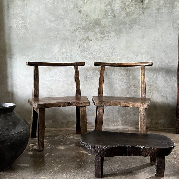 Office Objets – wholesale Chair – Large chair or armchair in antique teak H84 L6050