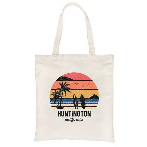 365 In Love - Wholesale Tote Bag - Unisex - Beach-Huntington Canvas Bag1