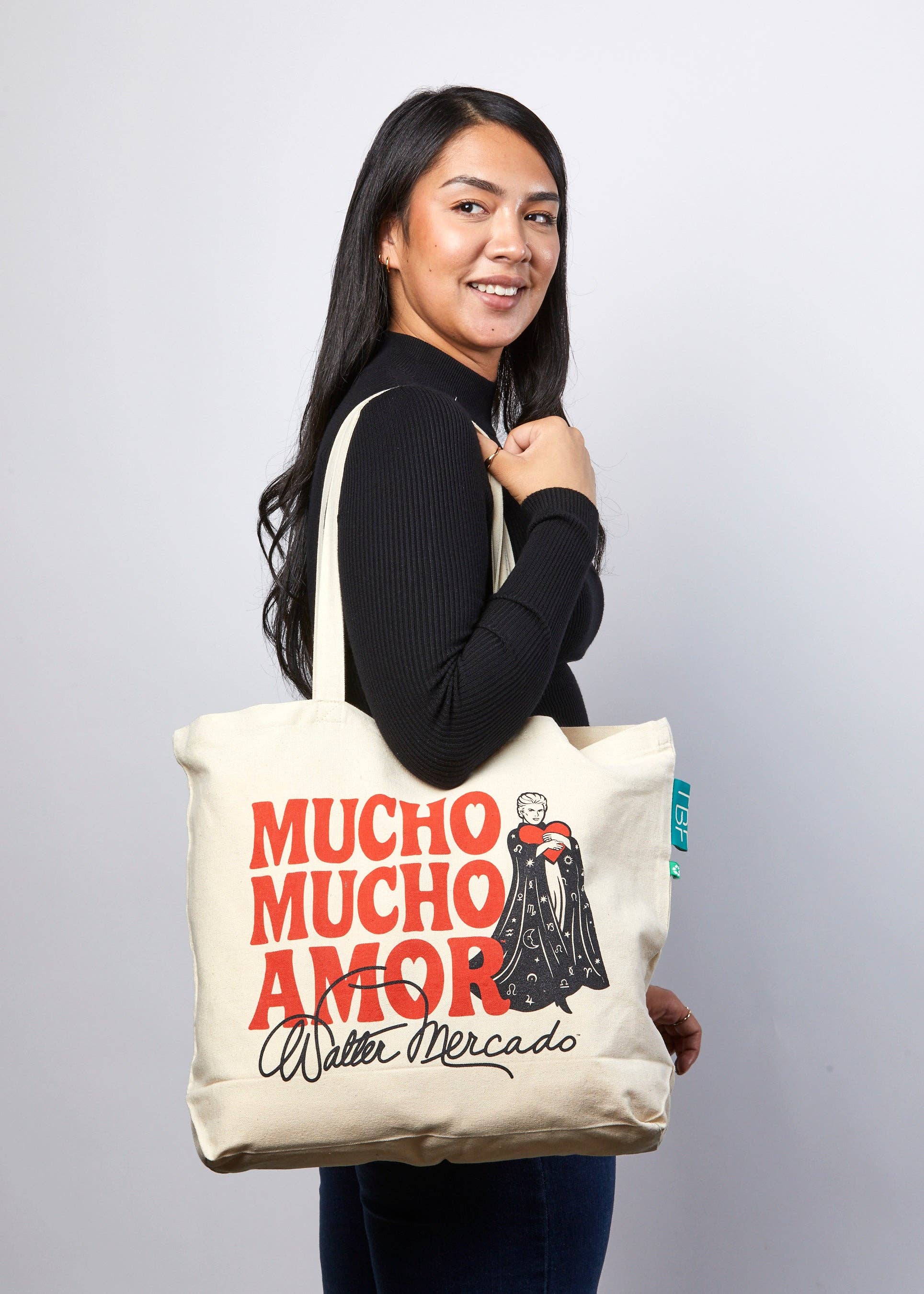 Walter Mercado - Wholesale Tote Bag - Unisex - Walter Mercado - Mucho Mucho Amor Tote Bag3