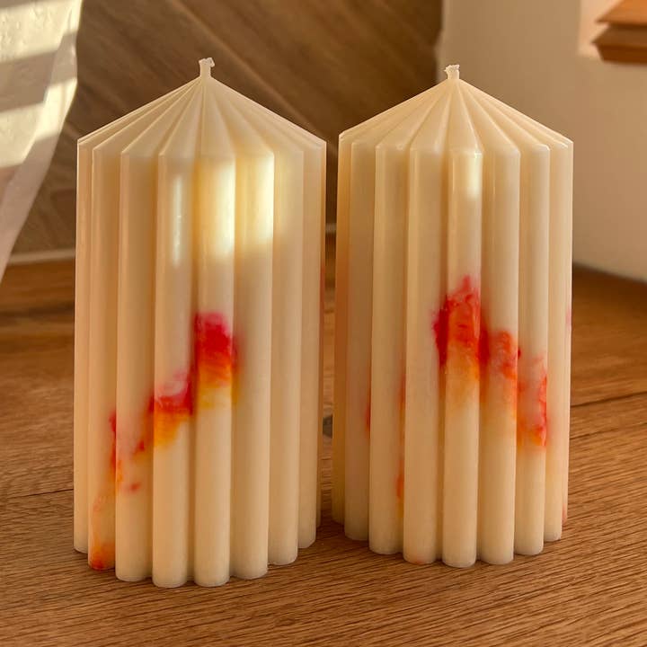 Vela de Bloco de Mármore - Vela de Soja Pequena por atacado de studio M candles