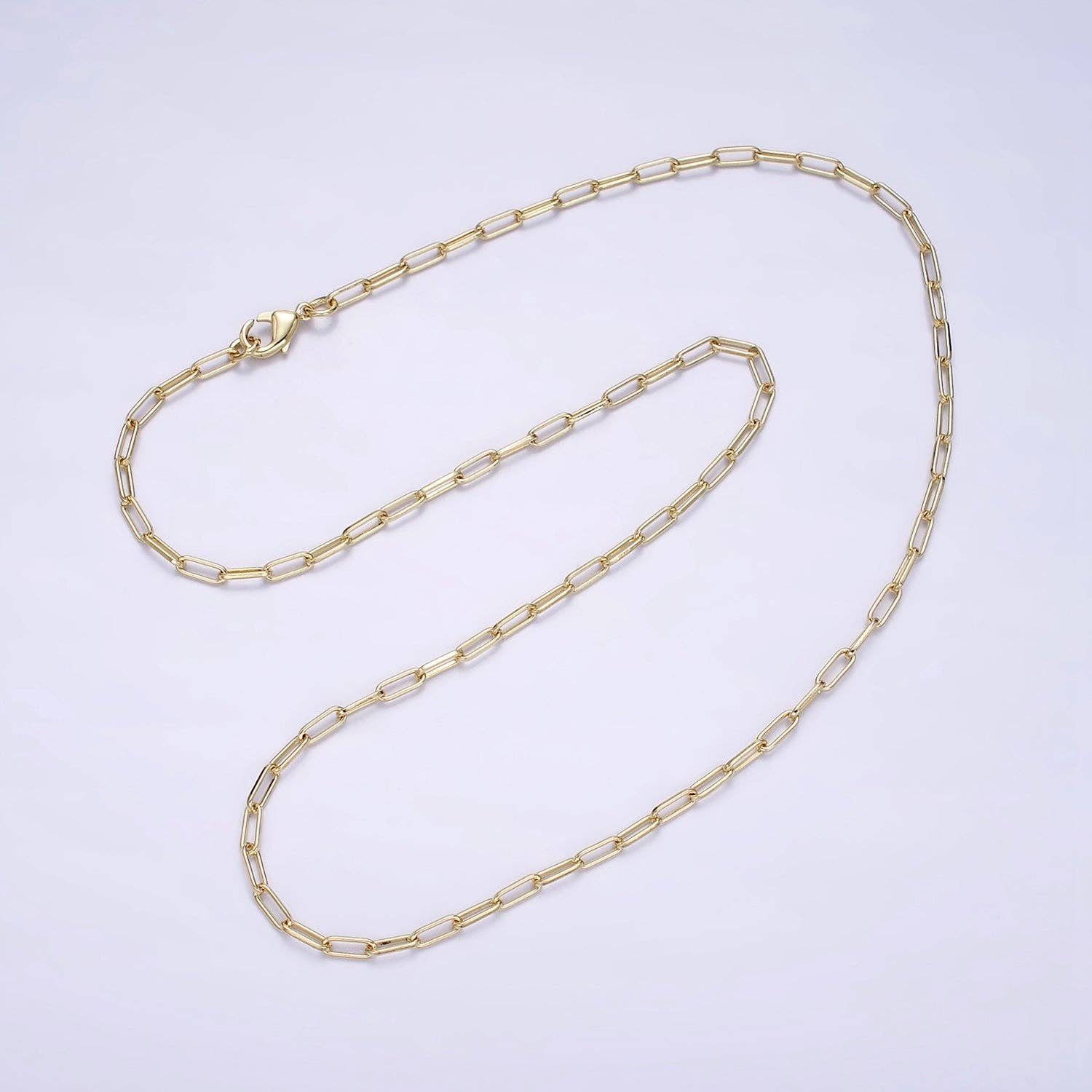 Aim Eternal - Wholesale Link & Chain Necklace - 16"/18"/20" 2.3mm Paperclip Layering Chain Necklace5