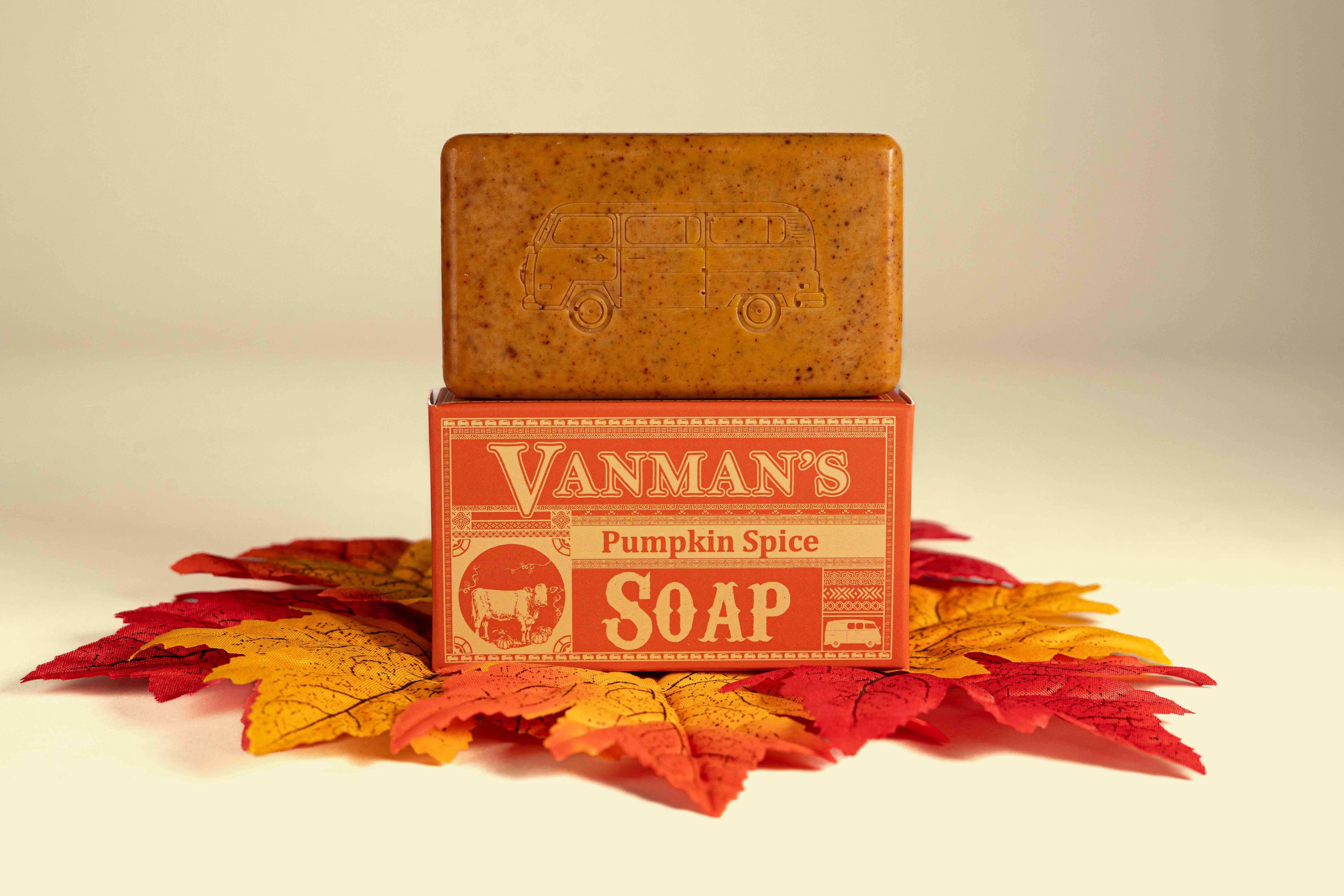 The VanMan Company - Wholesale Bar Soap - *New* VanMan's Pumpkin Spice Soap1