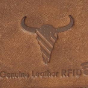 Leather Impressions Inc - Wholesale Wallet - Men's - RFID Bifold w/Center I.D. Flap & Corner Contrast Notch 1571519