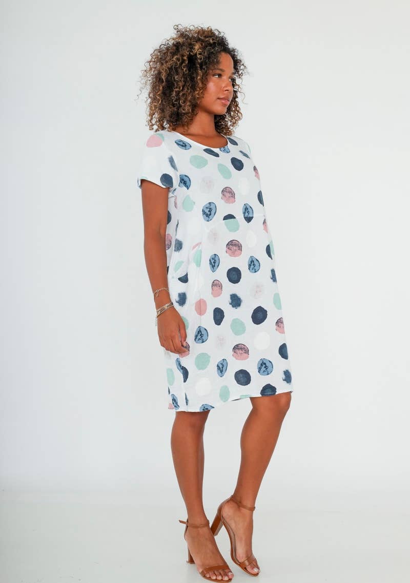 LINEN & COTTON HOUSE - Wholesale Jurk - Dames - 3533 jurk van linnen | dameskleding7