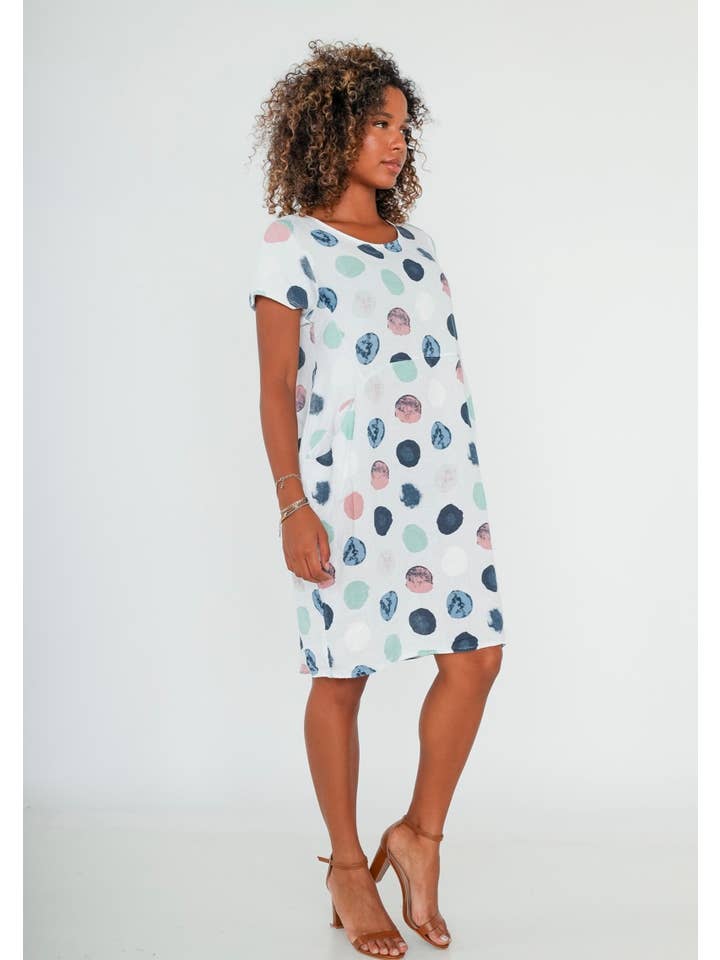 LINEN & COTTON HOUSE - Wholesale Jurk - Dames - 3533 jurk van linnen | dameskleding7