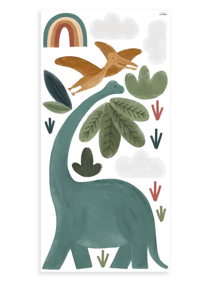 SUNNY - Grote sticker dinosauriërs (S1522) voor wholesale door LILIPINSO