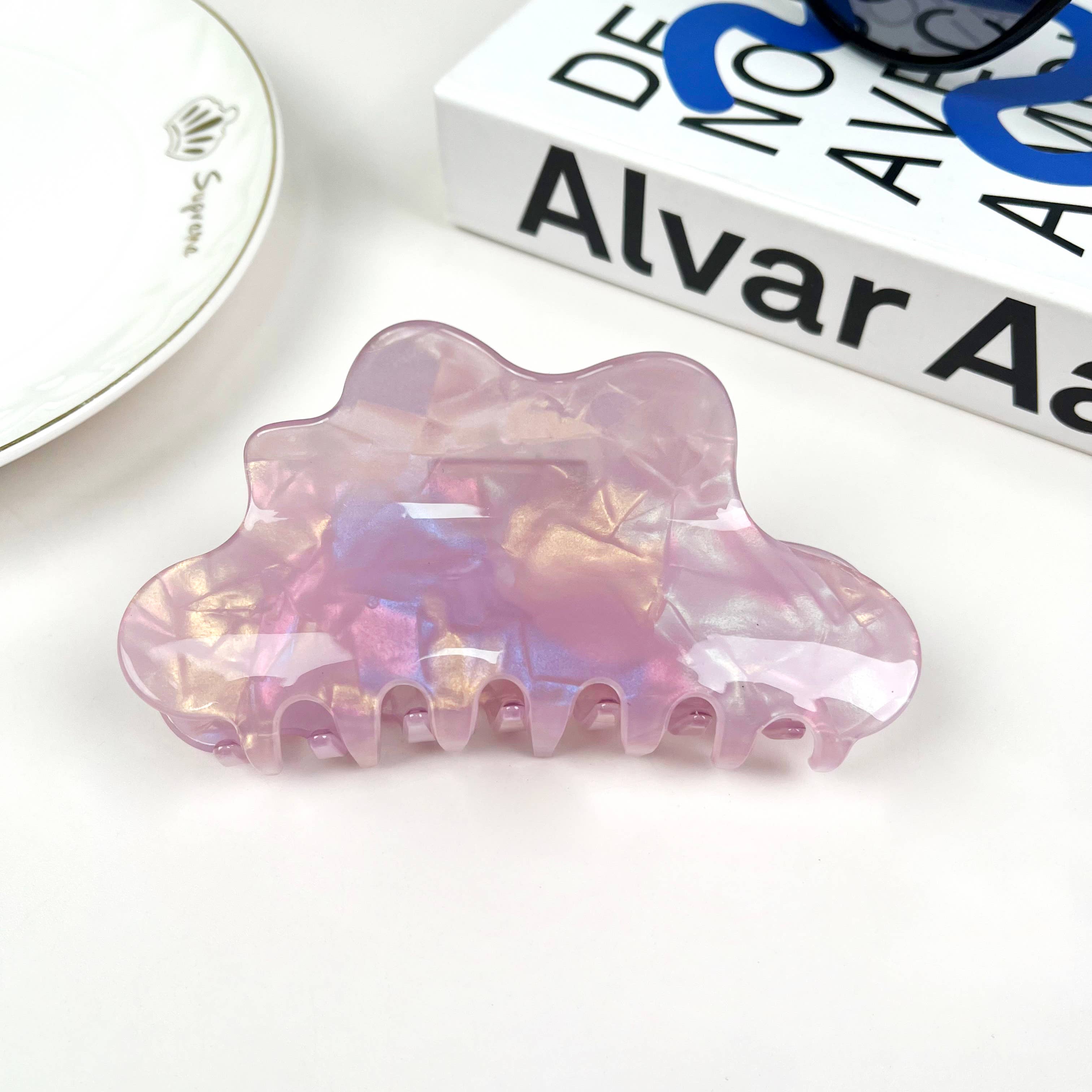 SoapElenGlen - Vendita all'ingrosso Fermaglio per capelli - Donna - Fermaglio per capelli a forma di nuvola sfumata, alla moda5