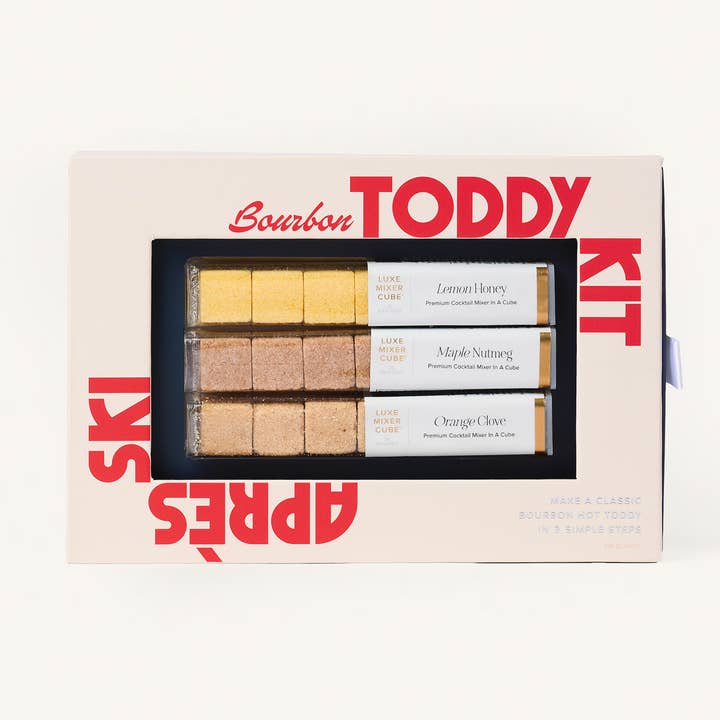 Vintercocktailkubtrio för Whiskey/Bourbon Toddy för wholesale av TEASPRESSA | LUXE Mixer Cube