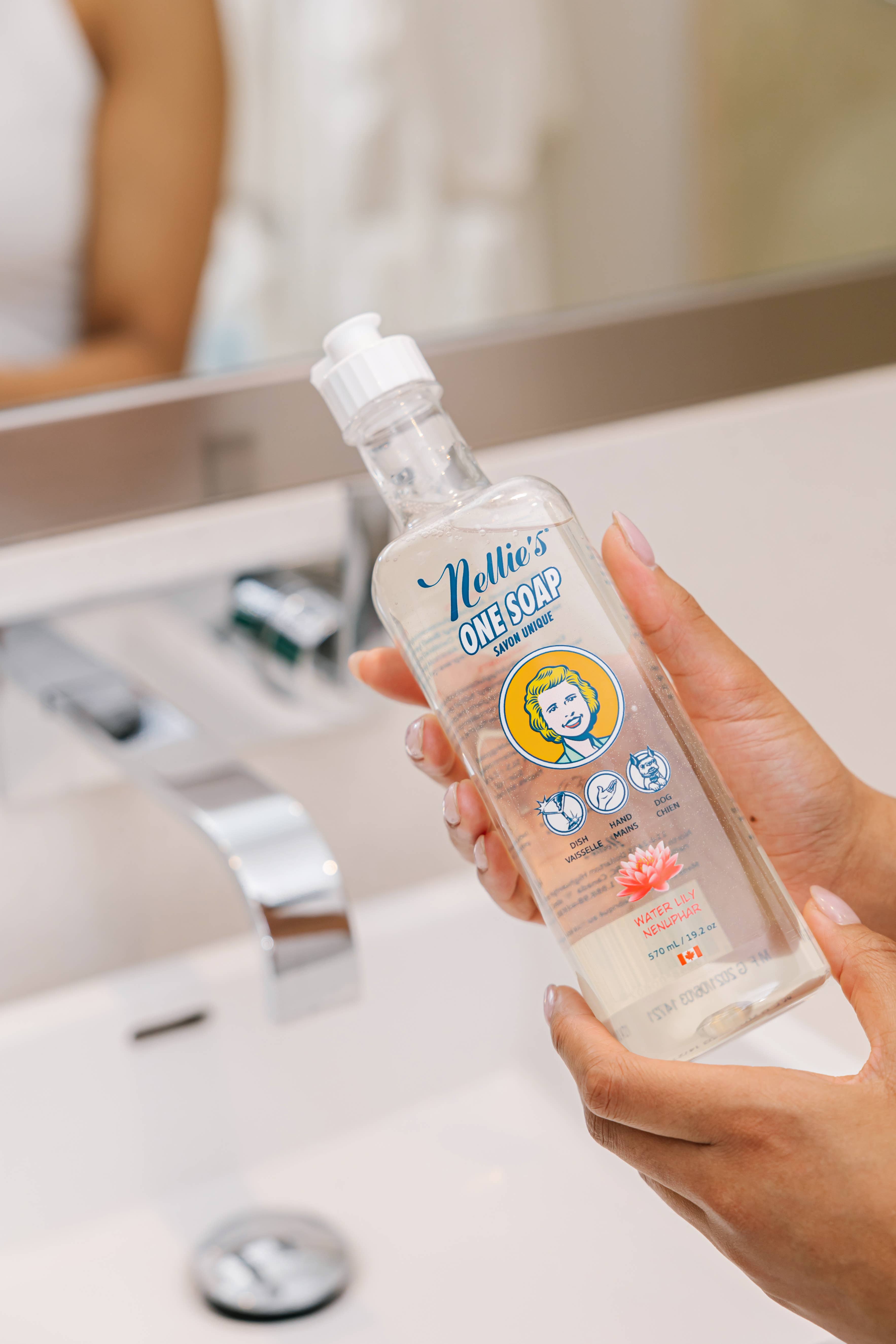 Nellie's Clean - Vente Produit vaisselle - Un savon au nénuphar (savon à vaisselle, savon pour les mains, savon pour animaux de compagnie)2