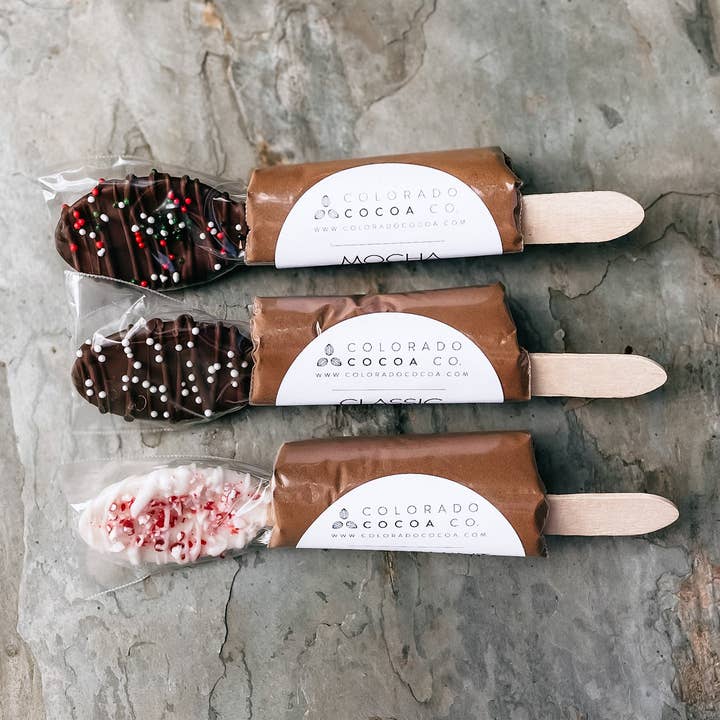 Colorado Cocoa Company - Wholesale Hot Cocoa Spoon - 3 Cocoa Spoons - Classic Cocoa10